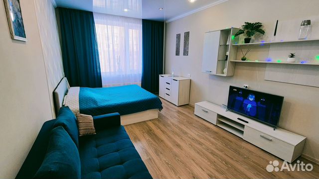 

1-к. квартира, 42 м², 2 кровати