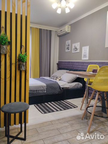 

Квартира-студия, 23 м², 1 кровать