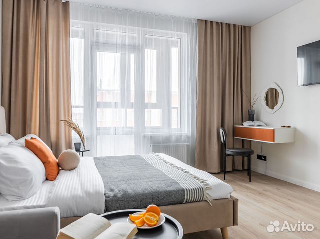 

Квартира-студия, 29 м², 2 кровати
