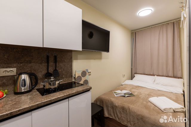 

Квартира-студия, 10 м², 1 кровать