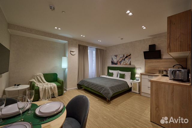 

Квартира-студия, 21 м², 1 кровать