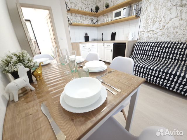 

1-к. квартира, 45 м², 2 кровати