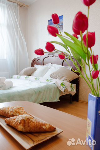 

1-к. квартира, 45 м², 3 кровати