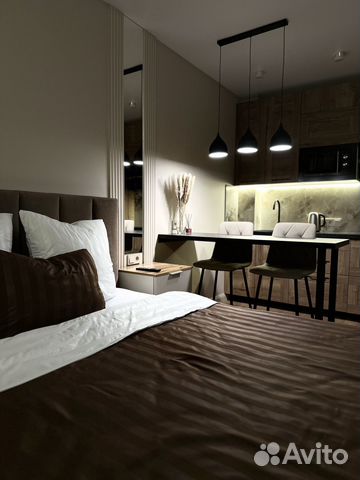 

Квартира-студия, 40 м², 1 кровать