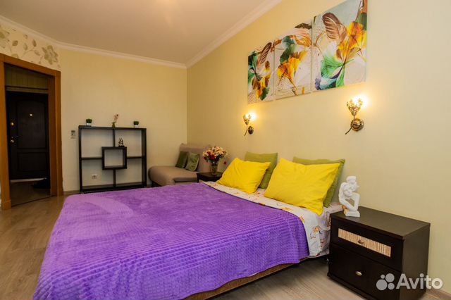 

1-к. квартира, 42 м², 2 кровати