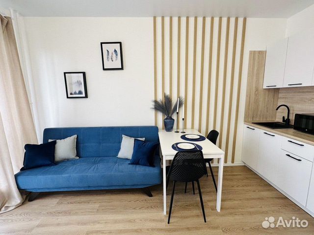 

Квартира-студия, 29 м², 2 кровати