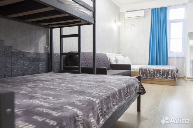 

Квартира-студия, 35 м², 3 кровати