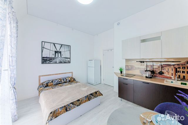 

Квартира-студия, 20,4 м², 2 кровати