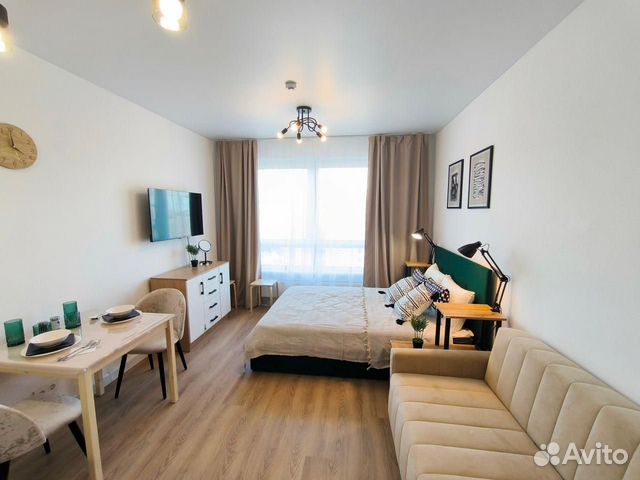 

Квартира-студия, 18 м², 2 кровати