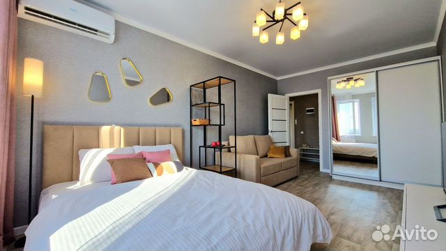 

1-к. квартира, 40 м², 2 кровати