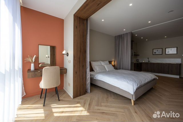

1-к. квартира, 46 м², 2 кровати