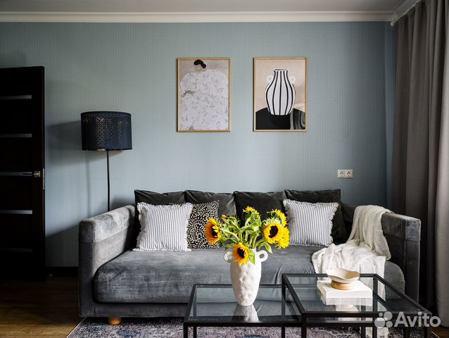 

1-к. квартира, 40 м², 2 кровати