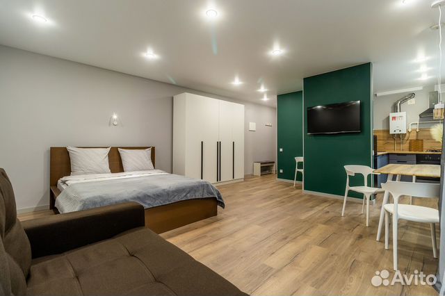 

Квартира-студия, 45 м², 2 кровати