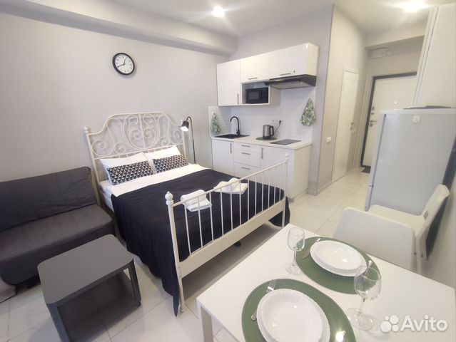 

Квартира-студия, 25 м², 3 кровати
