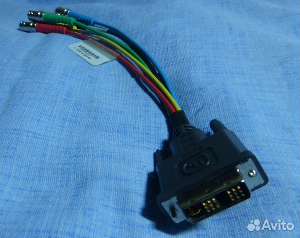 Продам кабель VGA DVI-A - 5 BNC 0.26 метра Продам кабель VGA DVI-A - 5 BNC 0.26 метра
