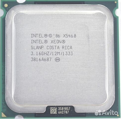 Xeon x5460 3.16GHz/12M/1333M LGA775 4 ядра