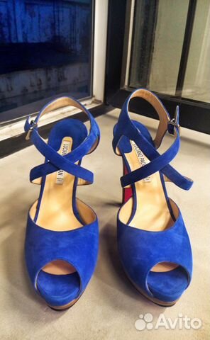 Замшевые сандалии Luciano Padovan 40 р