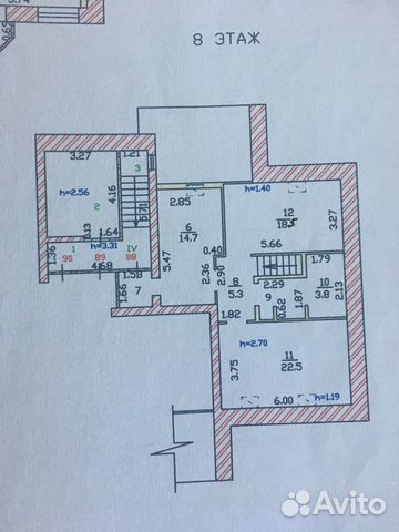 5-к квартира, 158.6 м², 7/8 эт.