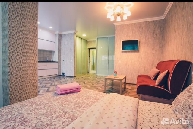 

Квартира-студия, 50 м², 2 кровати