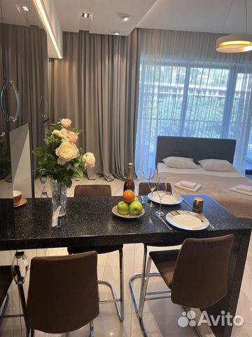 

Квартира-студия, 45 м², 2 кровати