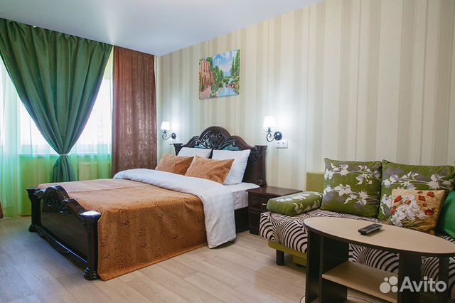 

1-к. квартира, 52 м², 3 кровати