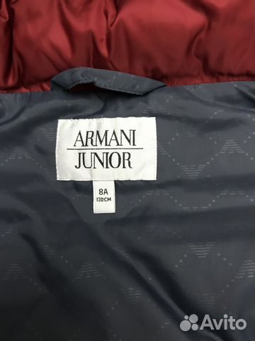 Жилет утепленный armani junior 8А 130см Жилет утепленный armani junior 8А 130см