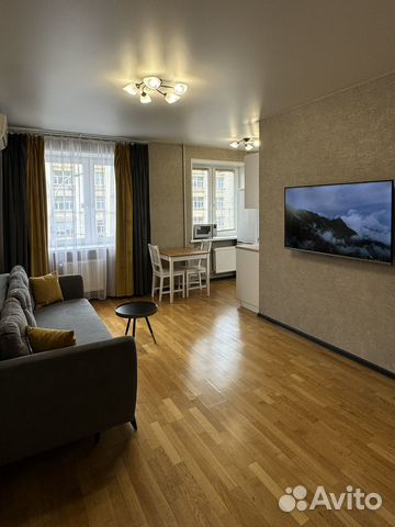 

2-к. квартира, 43 м², 2 кровати