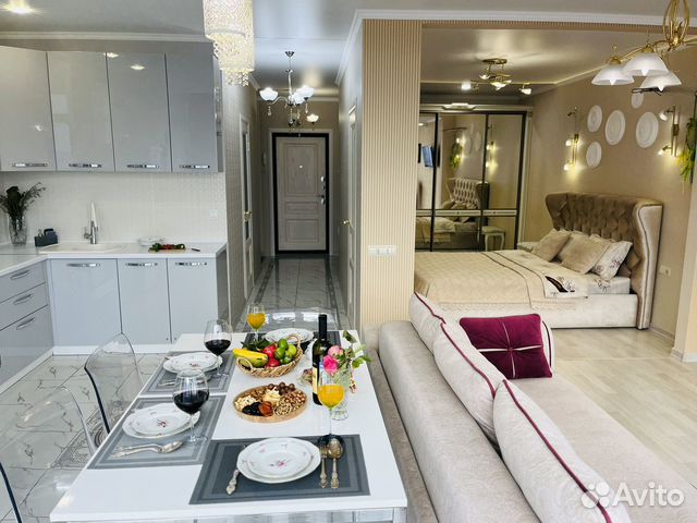 

1-к. квартира, 45 м², 2 кровати