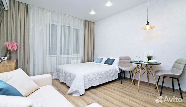 

Квартира-студия, 25 м², 2 кровати