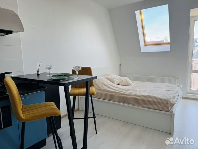 

Квартира-студия, 27 м², 1 кровать