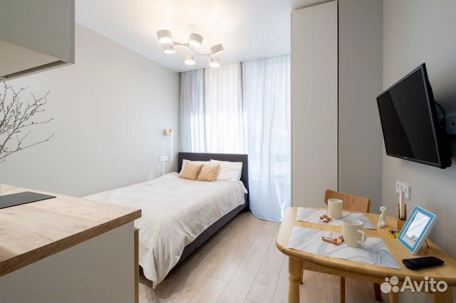 

Квартира-студия, 18 м², 1 кровать