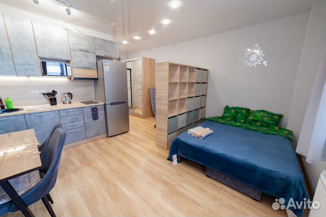 

Квартира-студия, 28 м², 2 кровати