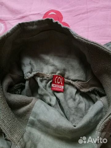 Бриджи для девочки на рост 122см. Хаки