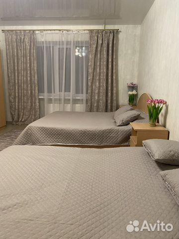 

1-к. квартира, 59 м², 3 кровати