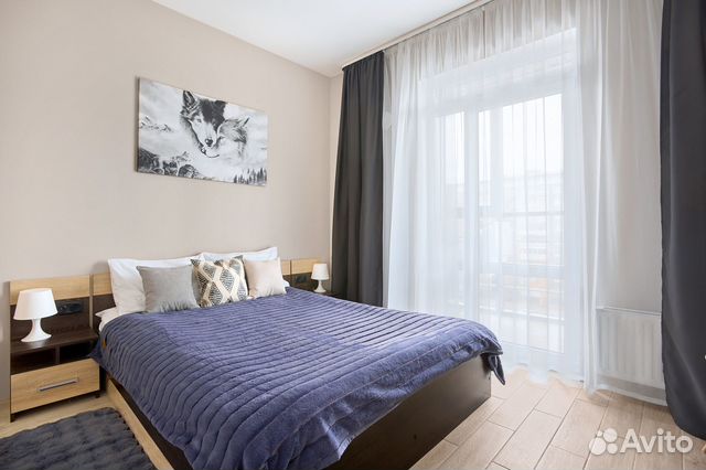 

2-к. квартира, 43 м², 2 кровати