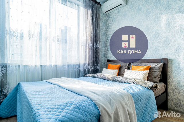 

1-к. квартира, 42 м², 2 кровати