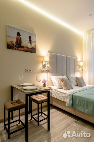 

Квартира-студия, 18 м², 1 кровать