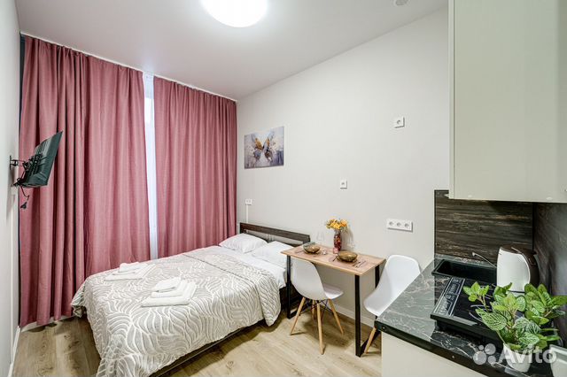 

Квартира-студия, 18 м², 1 кровать