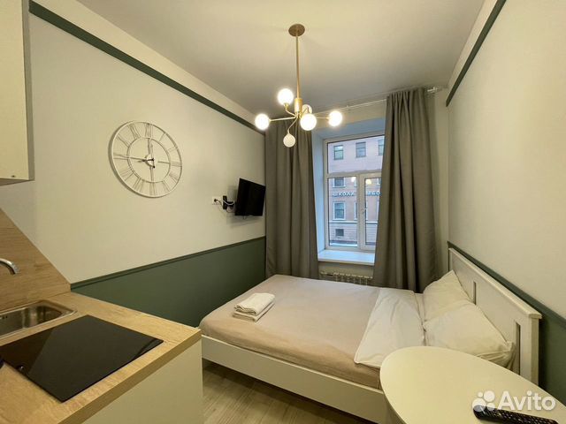 

Квартира-студия, 12 м², 1 кровать