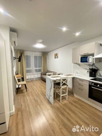 

Квартира-студия, 35 м², 2 кровати