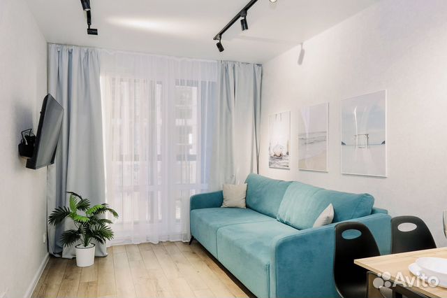 

1-к. квартира, 40 м², 2 кровати
