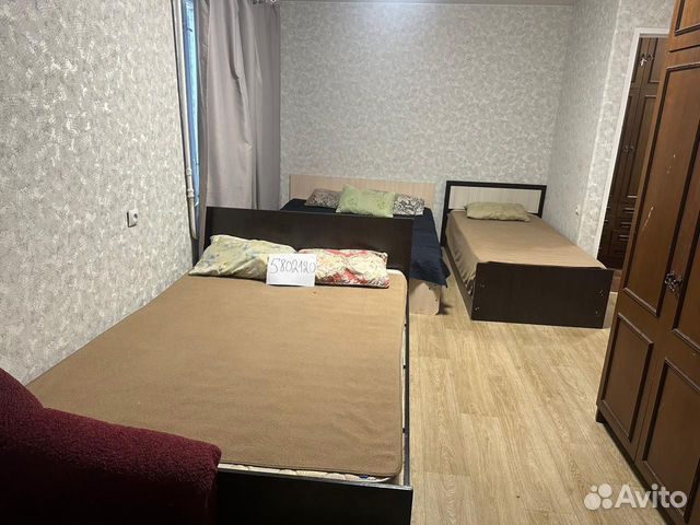 

1-к. квартира, 33 м², 3 кровати