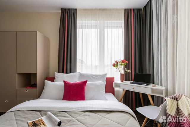 

Квартира-студия, 26,5 м², 2 кровати