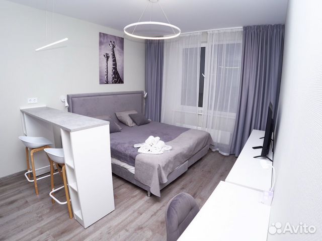 

Квартира-студия, 27 м², 1 кровать