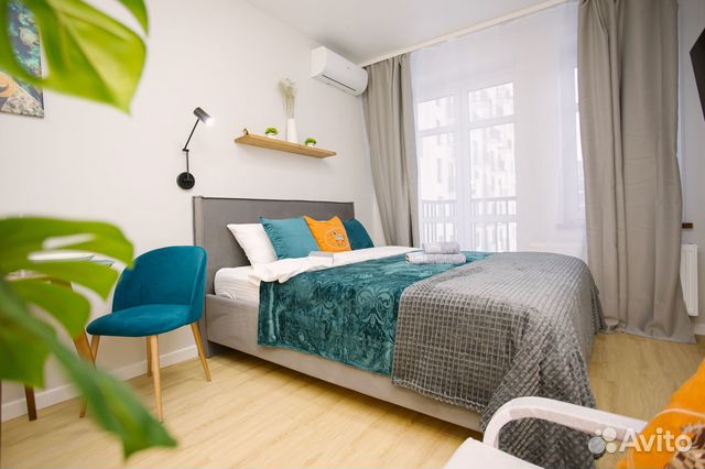 

Квартира-студия, 22 м², 2 кровати