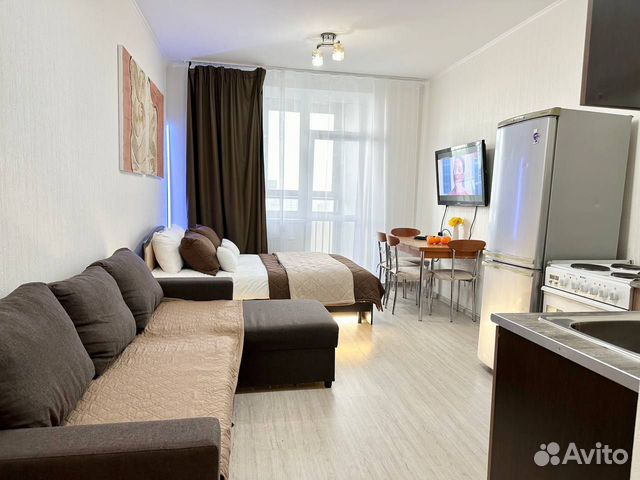 

Квартира-студия, 33,2 м², 2 кровати
