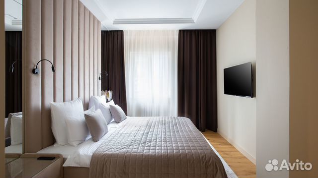 

1-к. квартира в апарт-отеле, 57,6 м², 1 кровать