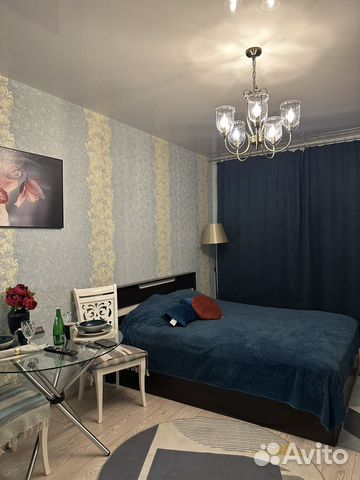 

Квартира-студия, 30 м², 1 кровать