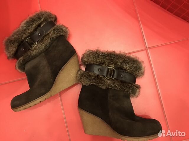 Ботинки женские зимние новые замша Ботинки женские зимние новые замша