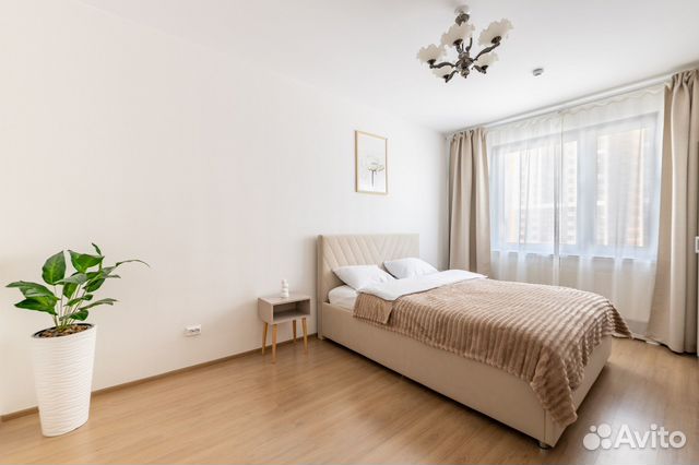 

1-к. квартира, 38 м², 2 кровати